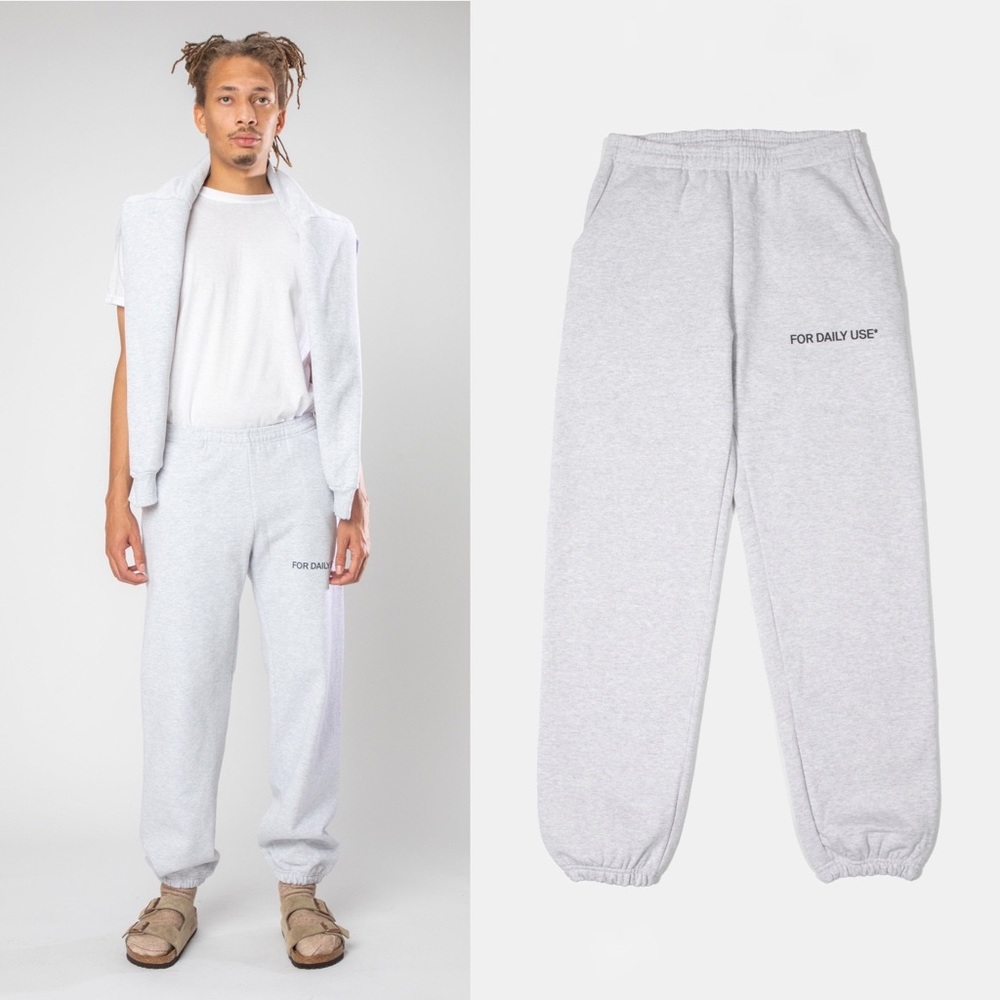 BRICKS & WOOD For Daily Use Sweatpants in Heather Grey